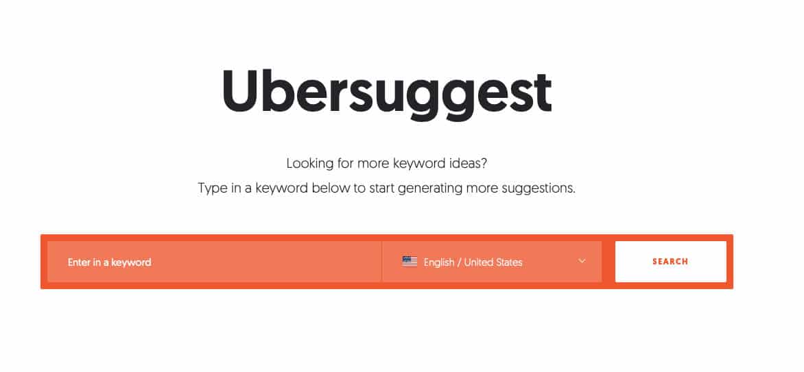 Ubersuggest